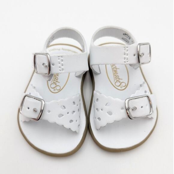 Footmates Eco-Ariel Velcro Sandal Adjustable Strap Kids' White Size US1 - Picture 9 of 11